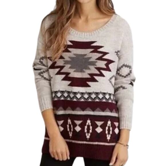 American Eagle Outfitters Southwest Wool Blend Sweater EUC Size XS - Picture 1 of 3